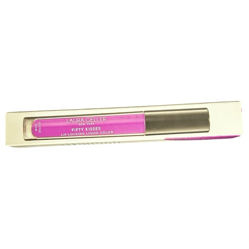 NWT Laura Geller Fifty Kisses Lip Locking Liquid Color Orchid Love Longwear